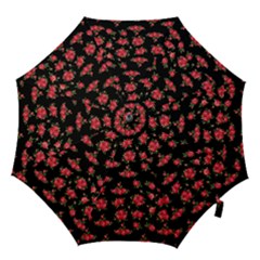 Red Roses Hook Handle Umbrellas (large) by designsbymallika