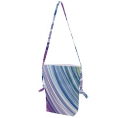 Rainbow stripes Folding Shoulder Bag