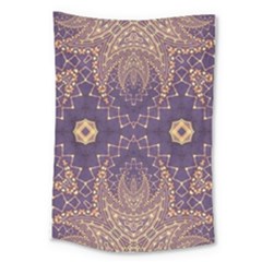 Gold And Purple Large Tapestry by Dazzleway