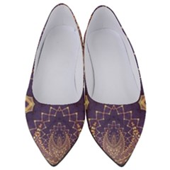 Gold And Purple Women s Low Heels by Dazzleway