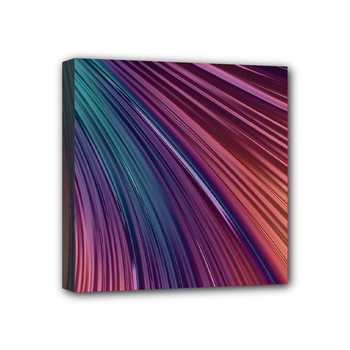 Metallic rainbow Mini Canvas 4  x 4  (Stretched)