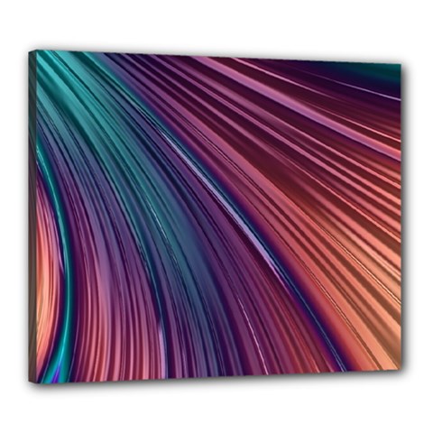 Metallic rainbow Canvas 24  x 20  (Stretched)