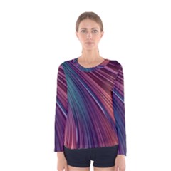 Metallic rainbow Women s Long Sleeve Tee