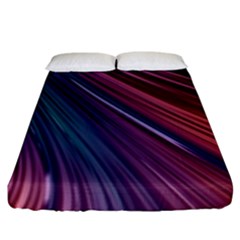 Metallic rainbow Fitted Sheet (King Size)
