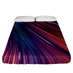 Metallic rainbow Fitted Sheet (California King Size)