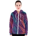 Metallic rainbow Women s Zipper Hoodie View1