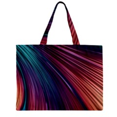 Metallic rainbow Zipper Mini Tote Bag