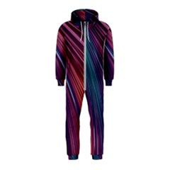 Metallic rainbow Hooded Jumpsuit (Kids)