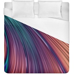 Metallic rainbow Duvet Cover (King Size)