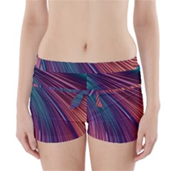 Metallic rainbow Boyleg Bikini Wrap Bottoms