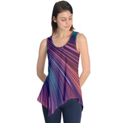 Metallic rainbow Sleeveless Tunic