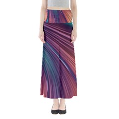 Metallic rainbow Full Length Maxi Skirt