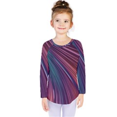 Metallic rainbow Kids  Long Sleeve Tee