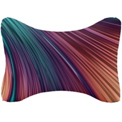 Metallic rainbow Seat Head Rest Cushion