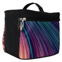 Metallic rainbow Make Up Travel Bag (Small)