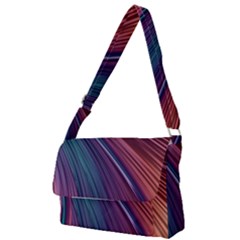 Metallic rainbow Full Print Messenger Bag (S)