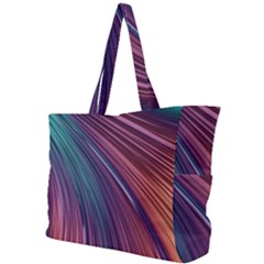 Metallic rainbow Simple Shoulder Bag