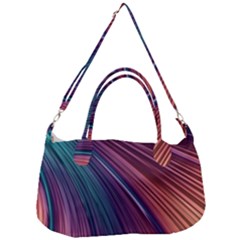 Metallic rainbow Removal Strap Handbag