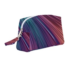 Metallic rainbow Wristlet Pouch Bag (Medium)