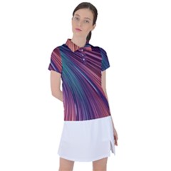 Metallic rainbow Women s Polo Tee