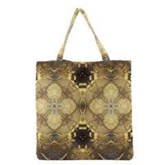 Black And Gold Grocery Tote Bag by Dazzleway