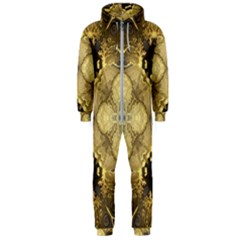 Black And Gold Hooded Jumpsuit (men)  by Dazzleway