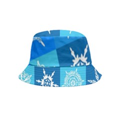 Snowflakes Bucket Hat (kids) by Sobalvarro