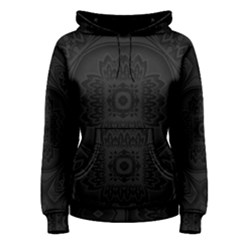 Black And Gray Women s Pullover Hoodie by Dazzleway