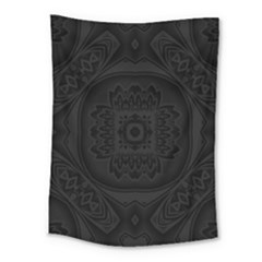 Black And Gray Medium Tapestry by Dazzleway