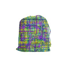 Mosaic Tapestry Drawstring Pouch (medium) by essentialimage