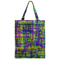 Mosaic Tapestry Zipper Classic Tote Bag