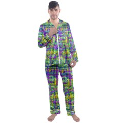 Mosaic Tapestry Men s Long Sleeve Satin Pyjamas Set by essentialimage