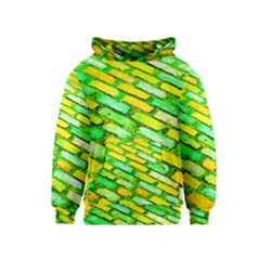 Diagonal Street Cobbles Kids  Pullover Hoodie by essentialimage