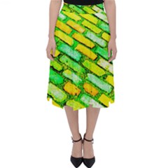 Diagonal Street Cobbles Classic Midi Skirt by essentialimage