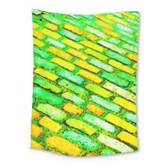 Diagonal Street Cobbles Medium Tapestry by essentialimage