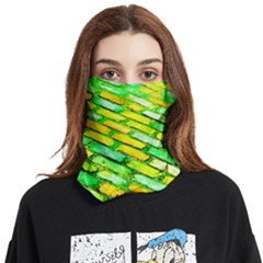 Diagonal Street Cobbles Face Covering Bandana (two Sides) by essentialimage