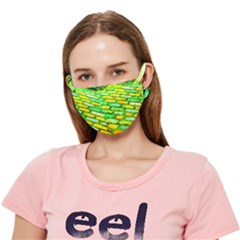 Diagonal Street Cobbles Crease Cloth Face Mask (adult) by essentialimage