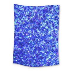 Blue Sequin Dreams Medium Tapestry by essentialimage