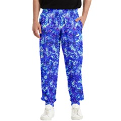 Blue Sequin Dreams Men s Elastic Waist Pants by essentialimage