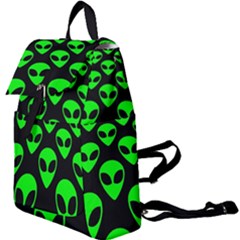 We Are Watching You! Aliens Pattern, Ufo, Faces Buckle Everyday Backpack by Casemiro