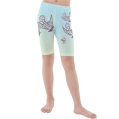 Peace Doves - By Larenard Kids  Mid Length Swim Shorts by LaRenard