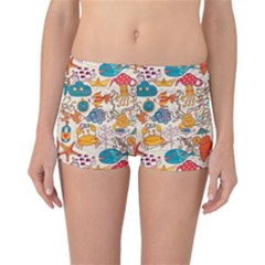 Sea Creatures Reversible Boyleg Bikini Bottoms by goljakoff