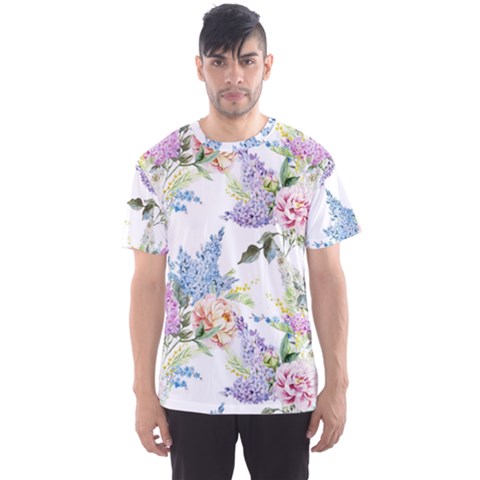 Flowers Men s Sport Mesh Tee by goljakoff