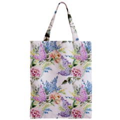 Flowers Zipper Classic Tote Bag