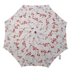 Rose Flamingos Hook Handle Umbrellas (large) by goljakoff