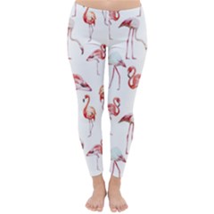 Rose Flamingos Classic Winter Leggings by goljakoff