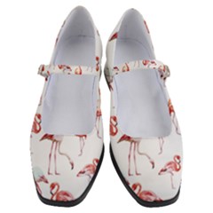 Rose Flamingos Women s Mary Jane Shoes by goljakoff