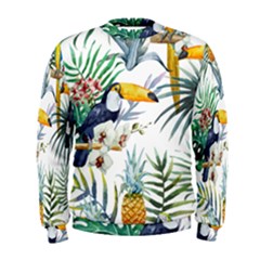 Tropical flowers Men s Sweatshirt