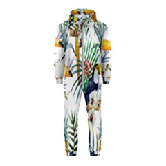 Tropical flowers Hooded Jumpsuit (Kids)