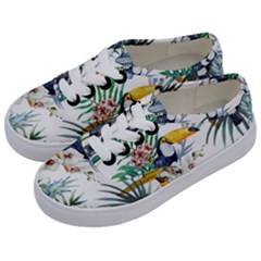 Tropical flowers Kids  Classic Low Top Sneakers